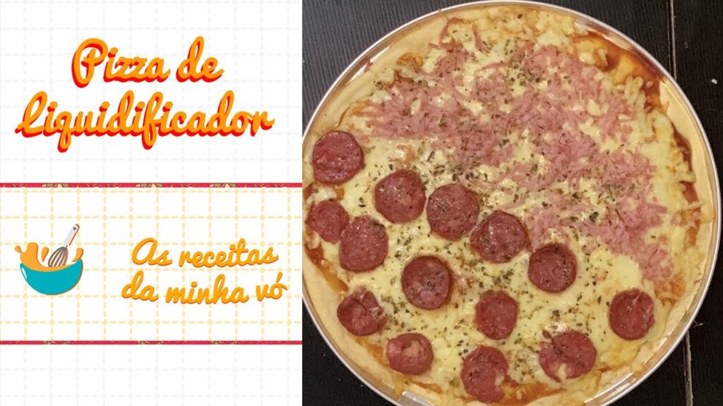 Pizza de Liquidificador