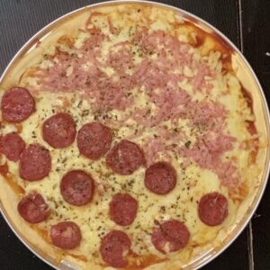 pizza de liquidificador